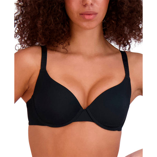 Steve Madden Demi Logo-Strap T-Shirt Bra Black 36D
