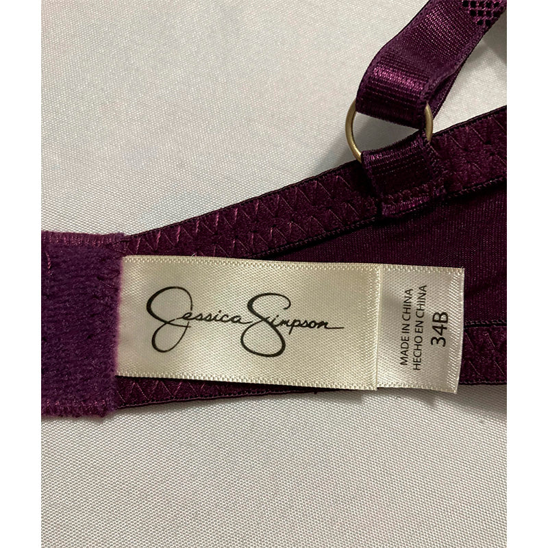 Jessica Simpson 3 Pack Bra Adjustable Straps Multicolor 34B