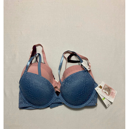 Jessica Simpson 3 Pack Bra Adjustable Straps Multicolor 34B