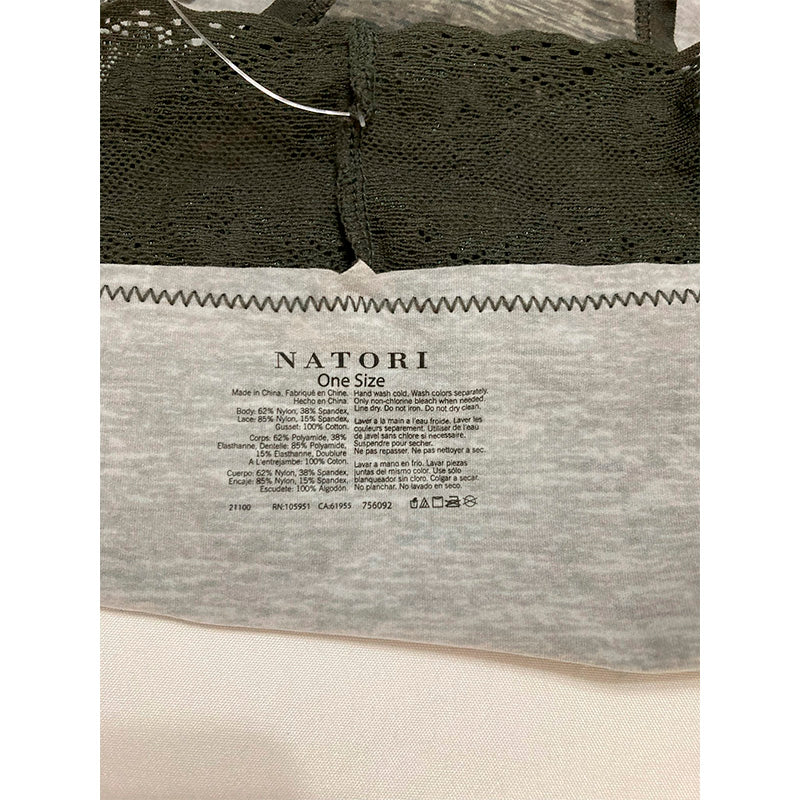 Natori Bliss Perfection Bikini in Heather Grey Print OS