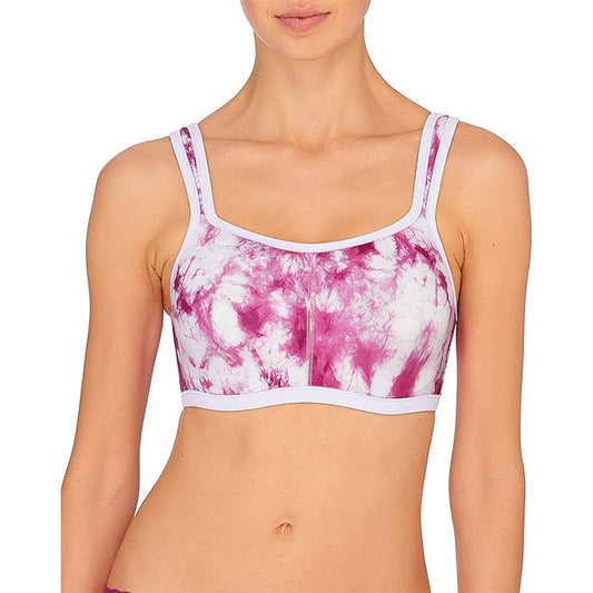 Natori Convertible Coolmax Yogi Contour High Impact Sports Bra Pink 32G