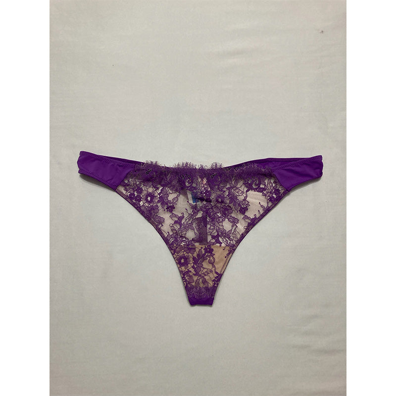 Skarlett Blue Entice Thong, Pure Purple/Cashmere XL