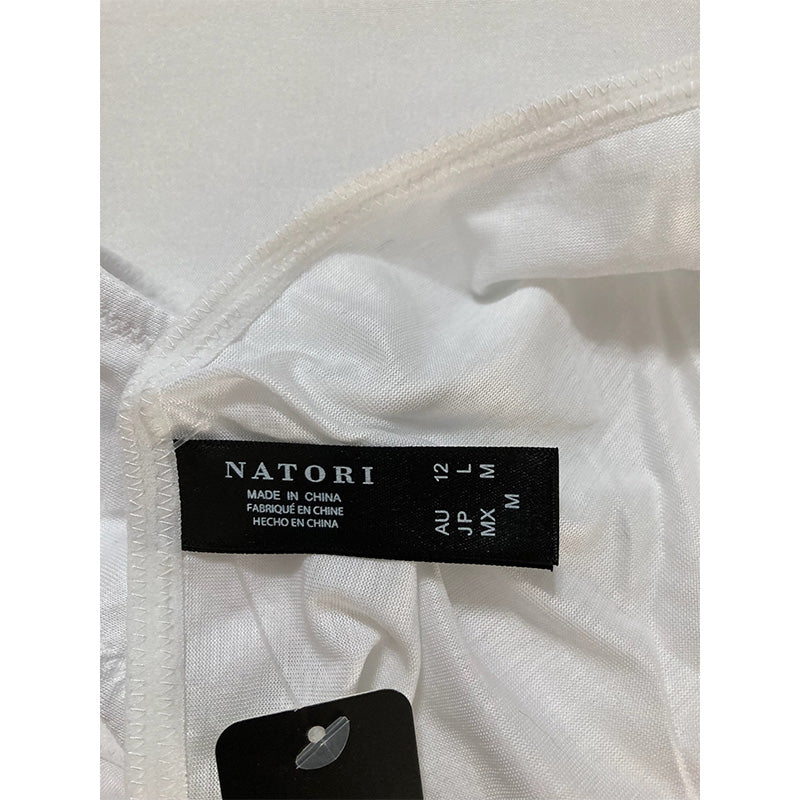 Natori Essence Embroidered Hipster White M