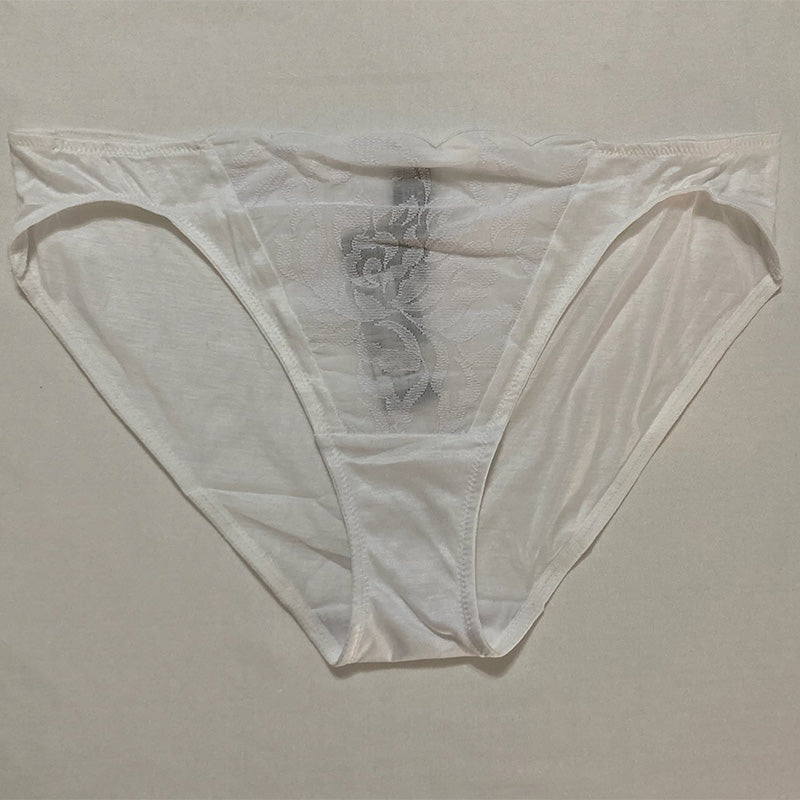 Natori Essence Embroidered Hipster White M