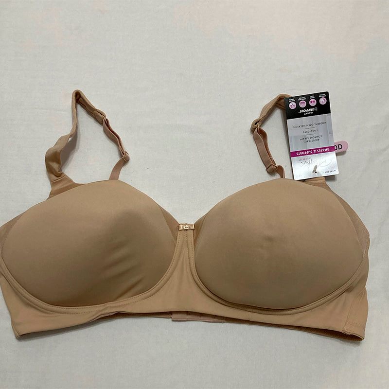 PLAYTEX Secrets Full-coverage Wireless T-shirt For Full Figures Balconette Bra Taupe 40D