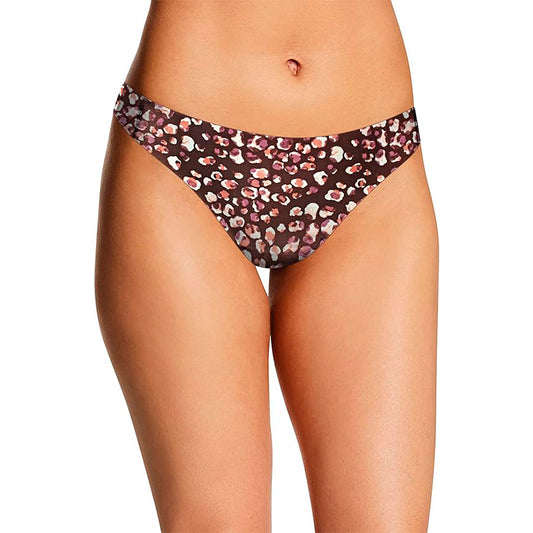 Maidenform Comfort Devotion Flawless No Show Thong  Cocoa Cat Print 8