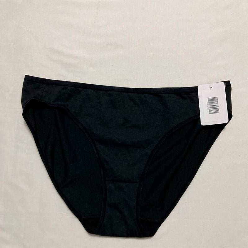 Maidenform Cotton Comfort Thong Underwear Black L