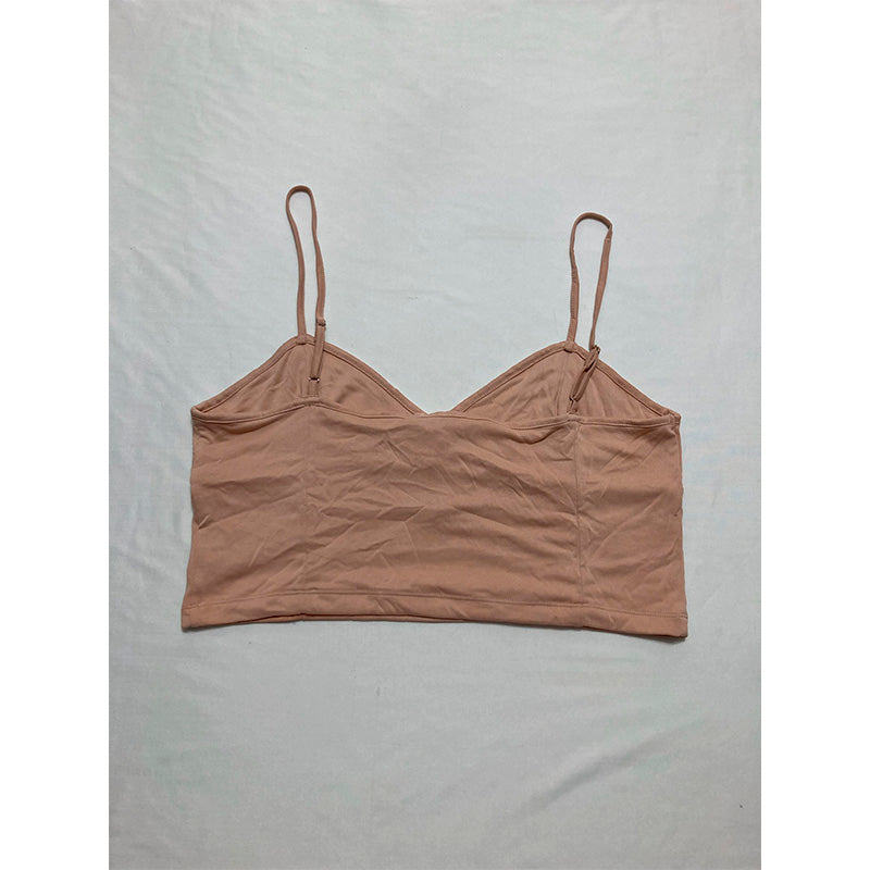 Bcbgmaxazria Crop Top Nude XL