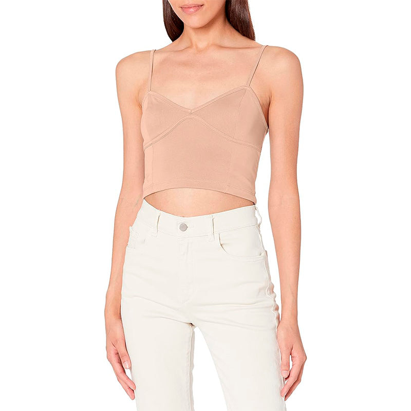 Bcbgmaxazria Crop Top Nude XL