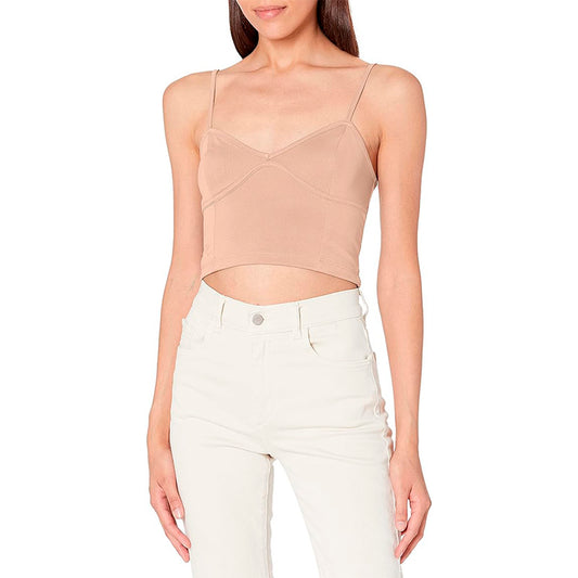 Bcbgmaxazria Crop Top Nude XL