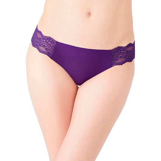 b.tempt'd by Wacoal Women's B.Bare Thong Panty, Grape Royale, Small