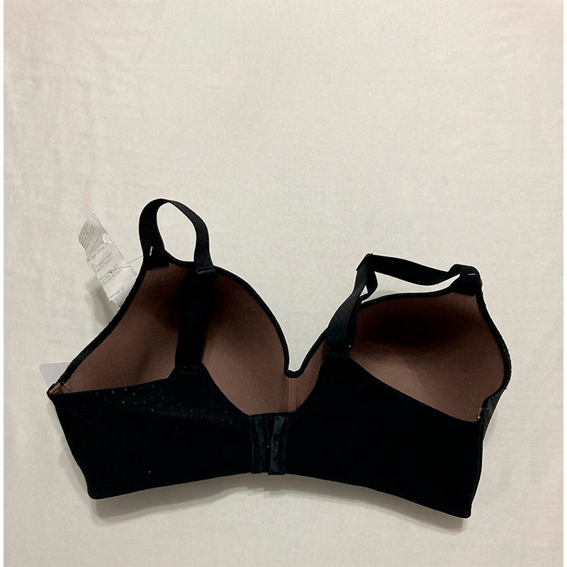 Wacoal Women's Back Appeal Wirefree T-Shirt Bra Black 38DDD