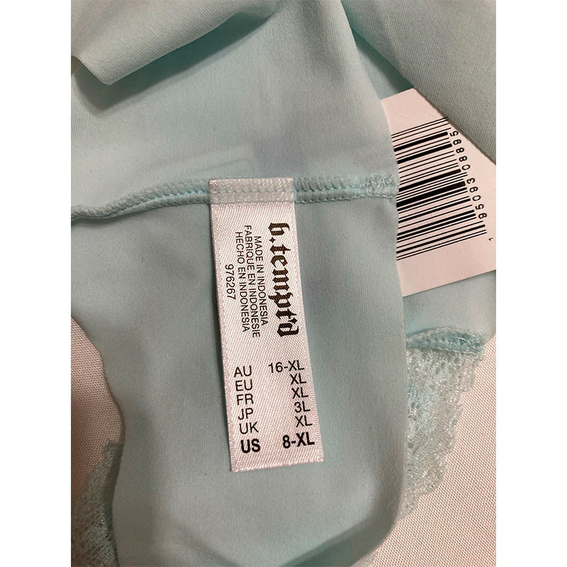 b.tempt’d b.bare Thong Panty, Saltwater Slide XL