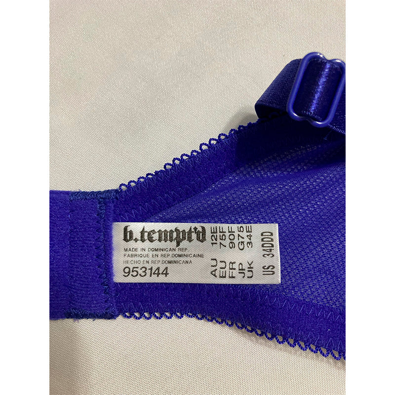 b.tempt'd  Ciao Bella Balconette Bra Spectrum Blue 34DDD