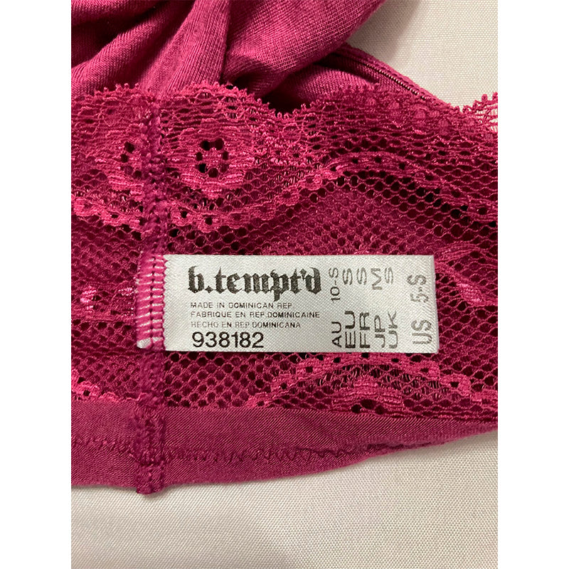 b.tempt'd b.Adorable Hipster Panty Raspberry S