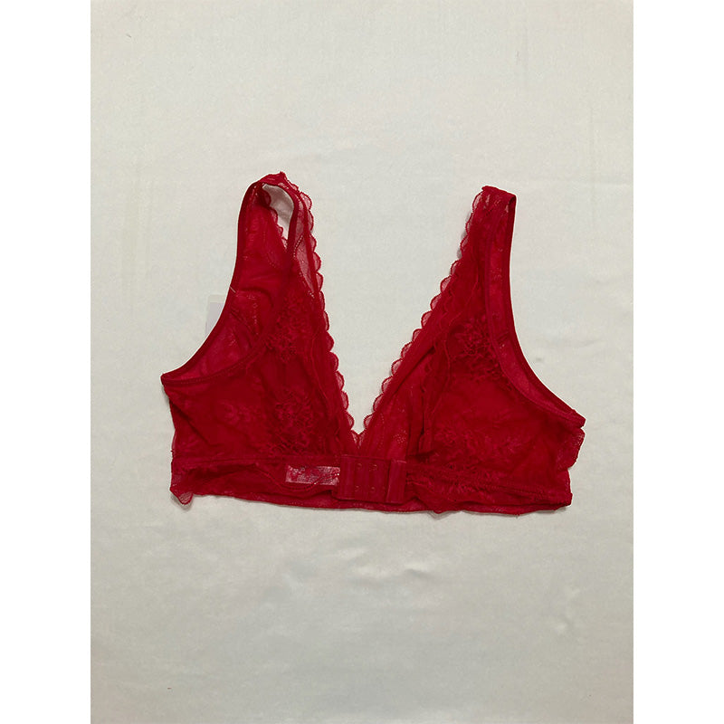 b.tempt'd by Wacoal  No Strings Attached Bralette Crimson Red XL