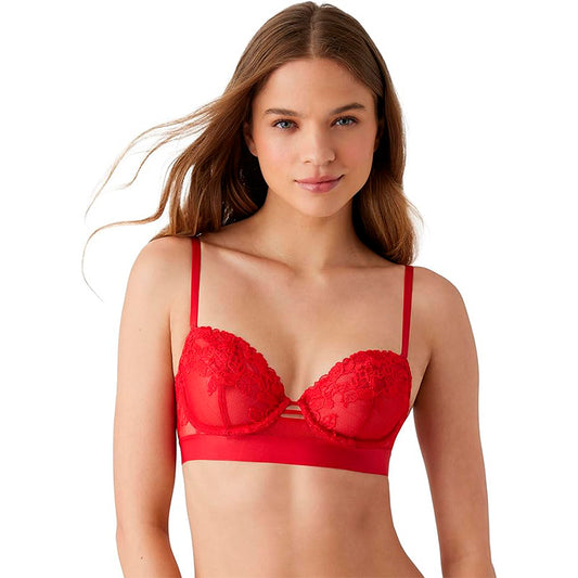 b.tempt'd by  Opening Act Underwire Bra Haute Red 36DD