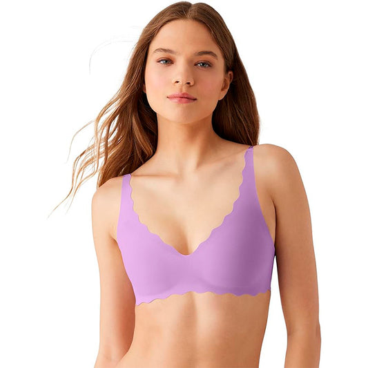 b.tempt'd Women's b.wow'd Convertible Wire Free Bra Orchid Mist L