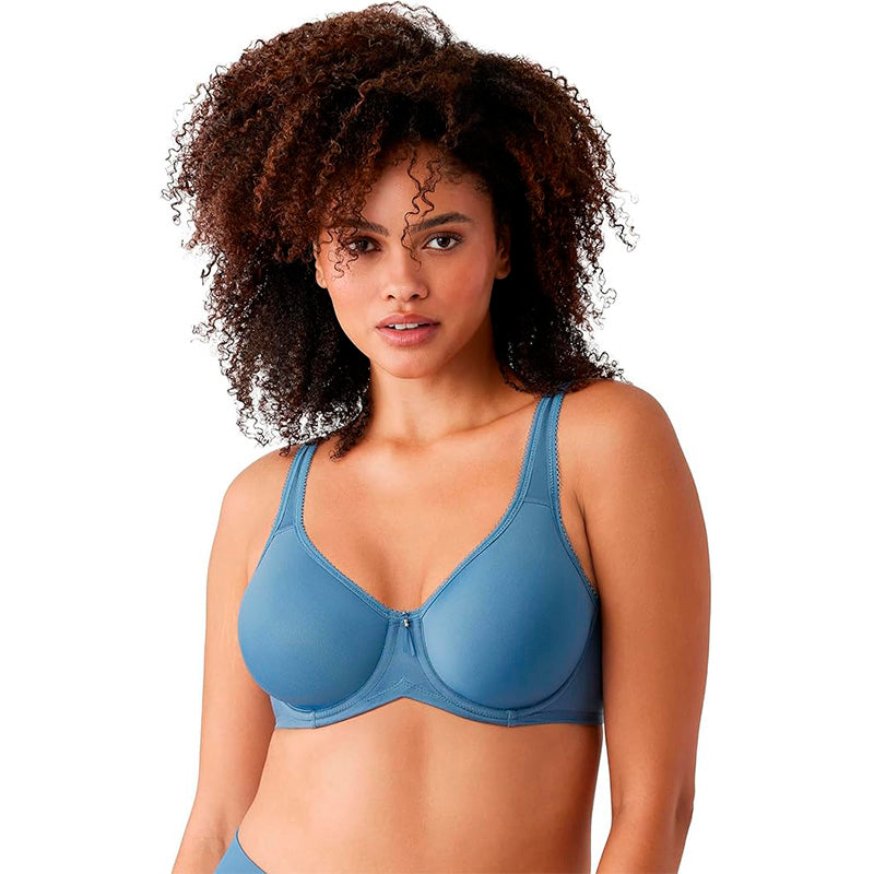 Wacoal Basic Beauty Contour T-Shirt Bra Coronet Blue 34DDD