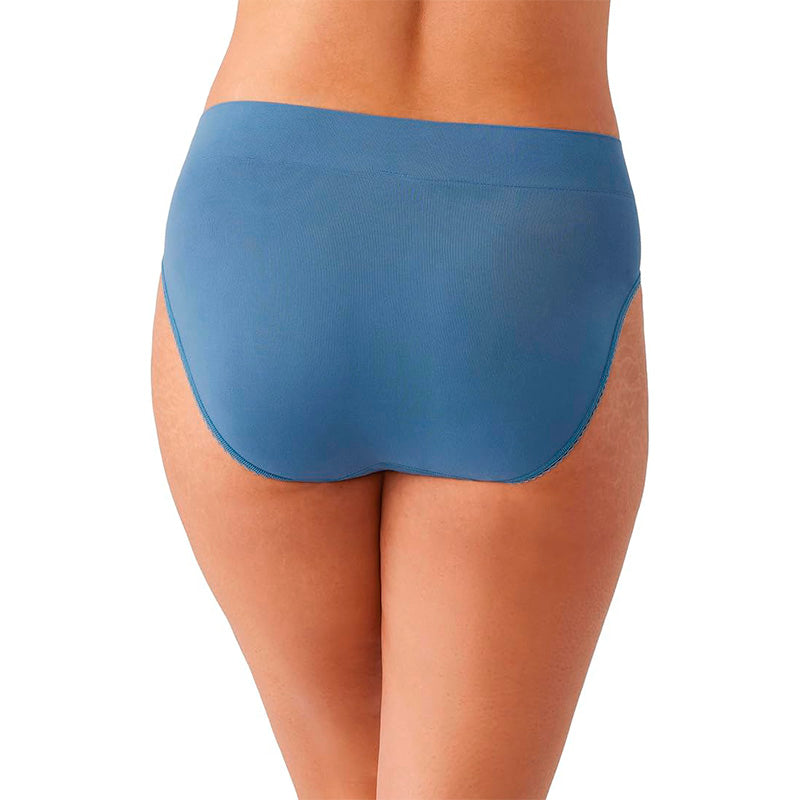 Wacoal Feeling Flexible Seamless Hi Cut Panty Coronet Blue XXL