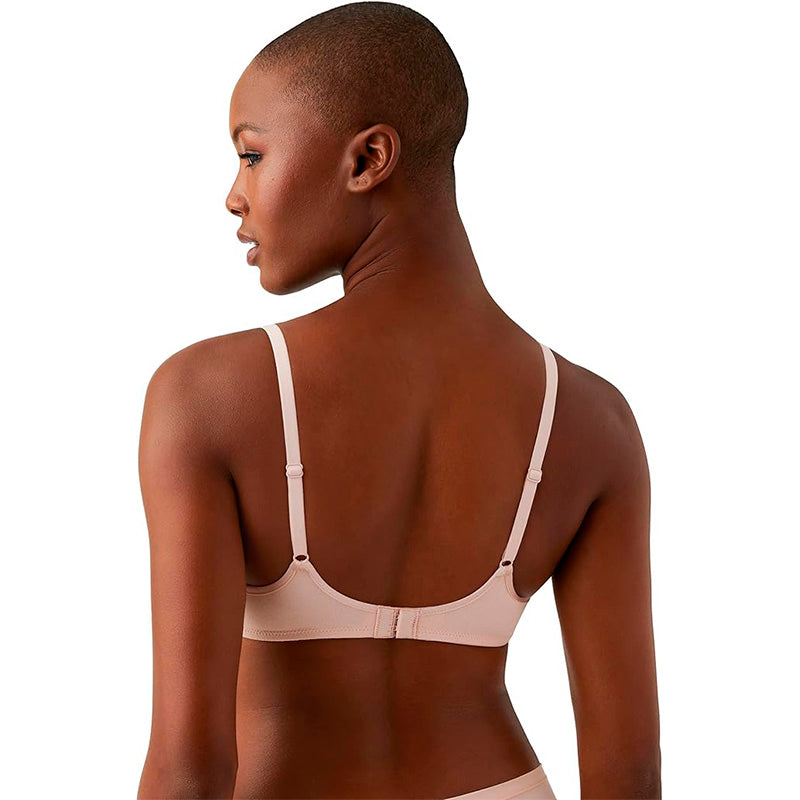 b.tempt'd Cotton to a Tee Scoop Underwire Bra Rose Smoke 36B