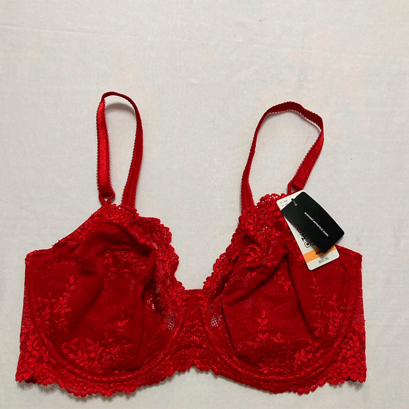 Wacoal Embrace Lace Underwire Bra Equestrian Red 40DD