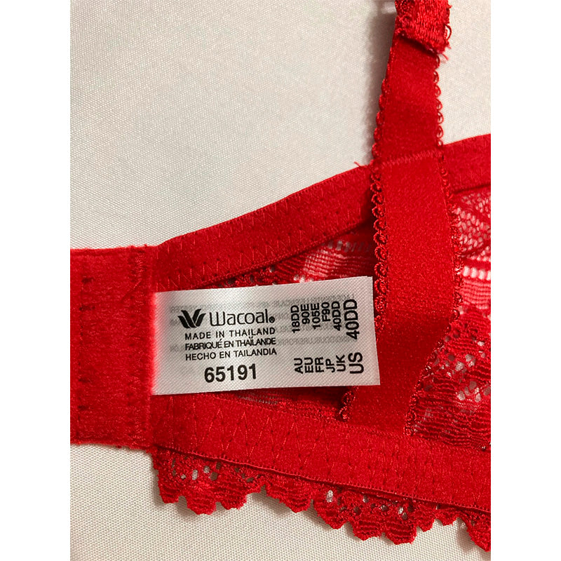 Wacoal Embrace Lace Underwire Bra Equestrian Red 40DD