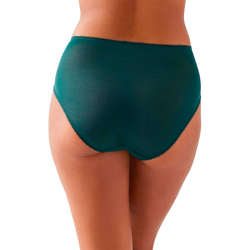 WACOAL Retro Chic Hi Cut Brief Panty GREEN XL