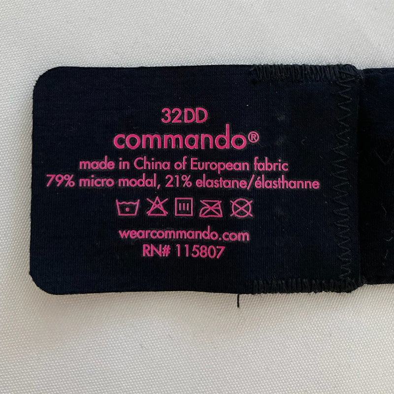 commando Butter Better Than Nothing Underwire Bra Black 32DD