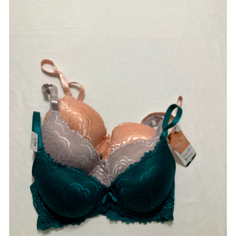 Rene Rofe 3 Pack Adjustable Straps Multicolor 36D