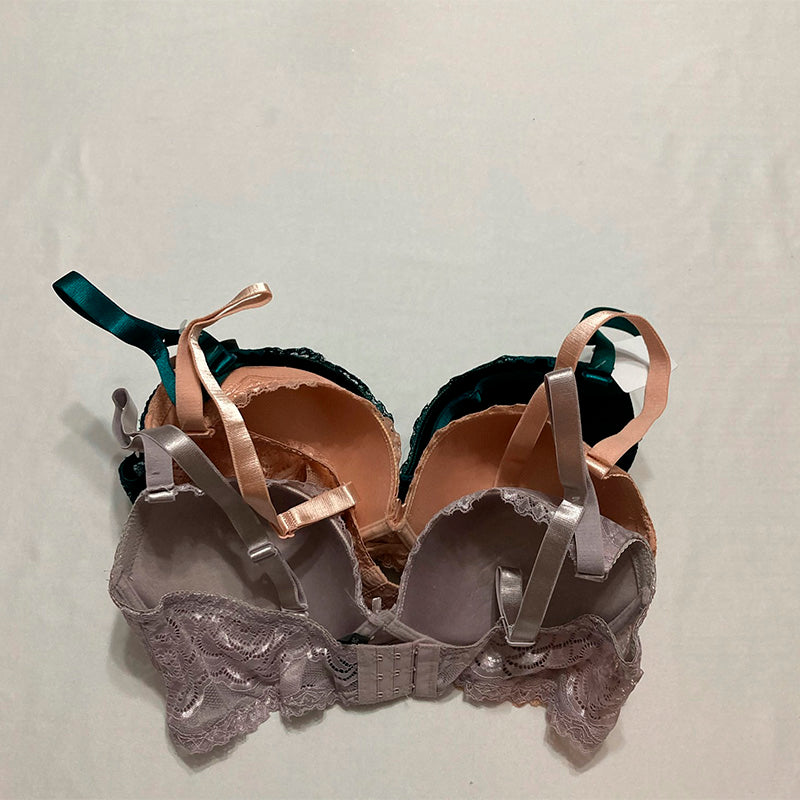 Rene Rofe 3 Pack Floral Underwire Value Pack Bras Multicolor 38C
