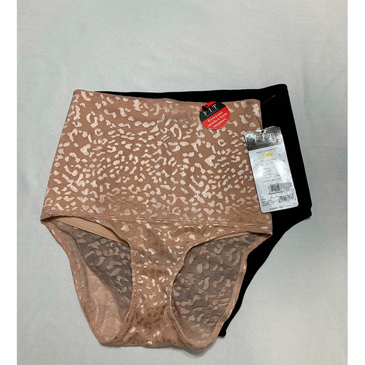 F.I.T Firm Control 2 High-Waisted Briefs Multicolor M