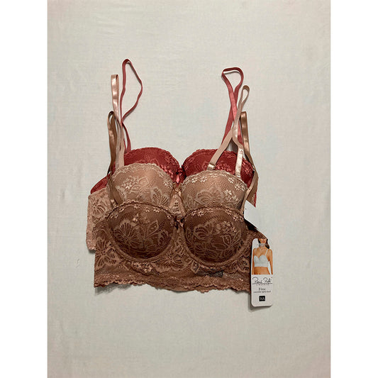 Rene Rofe 3 Bras Convertible Lightly Lined Multicolor 34A