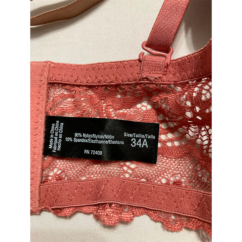 Rene Rofe 3 Bras Convertible Lightly Lined Multicolor 34A
