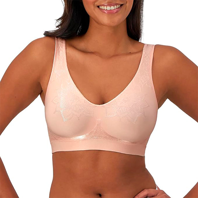 Bali Comfort Revolution Comfortflex Fit Wireless Bra Light Buff L
