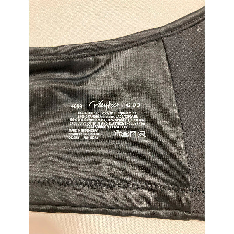 Playtex Bounce Control Convertible Wireless T-Shirt Black 42DD