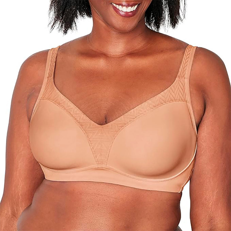 Playtex Bounce ControlT-Shirt, Full-Support Wirefree Bra Taupe 42D