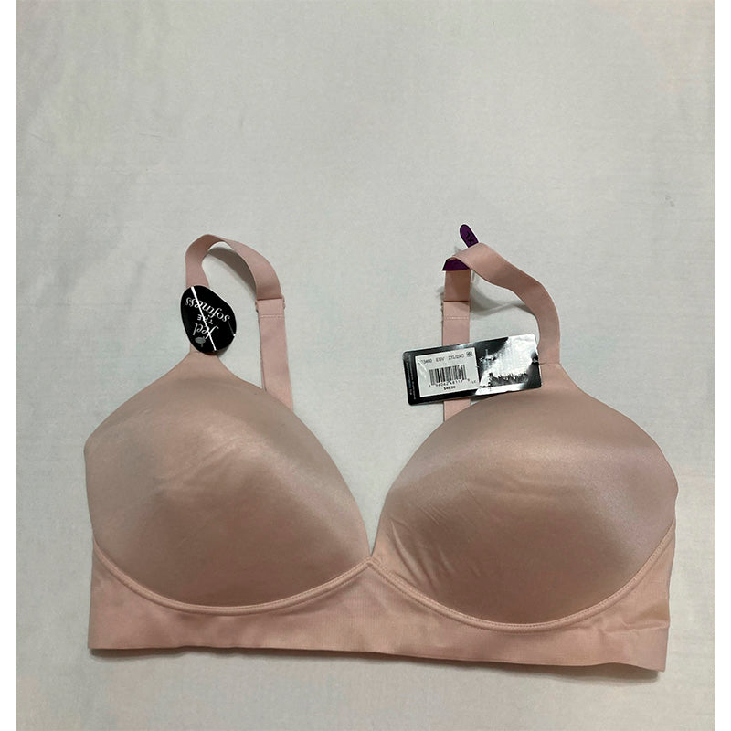 Bali Comfort Revolution Soft Touch Perfect T-Shirt Wirefree Bra Sandshell 2XL