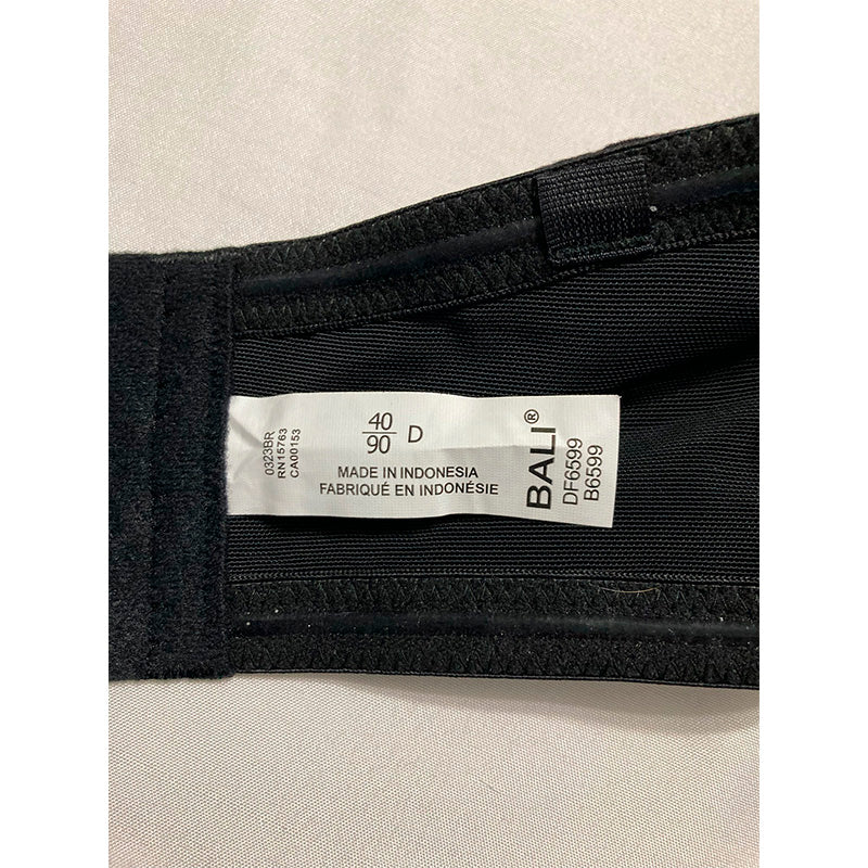 Bali One Smooth U Strapless Ultimate Stay in Place Black 40D