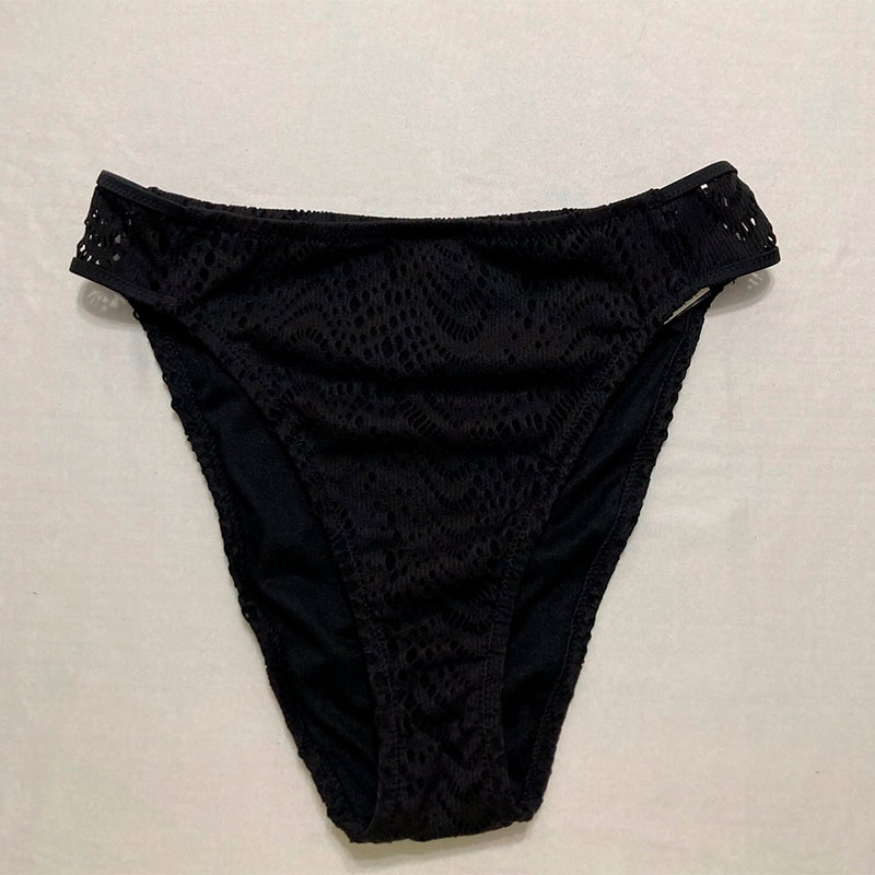 Bar lll Swimwear Crochet Bottom Black S