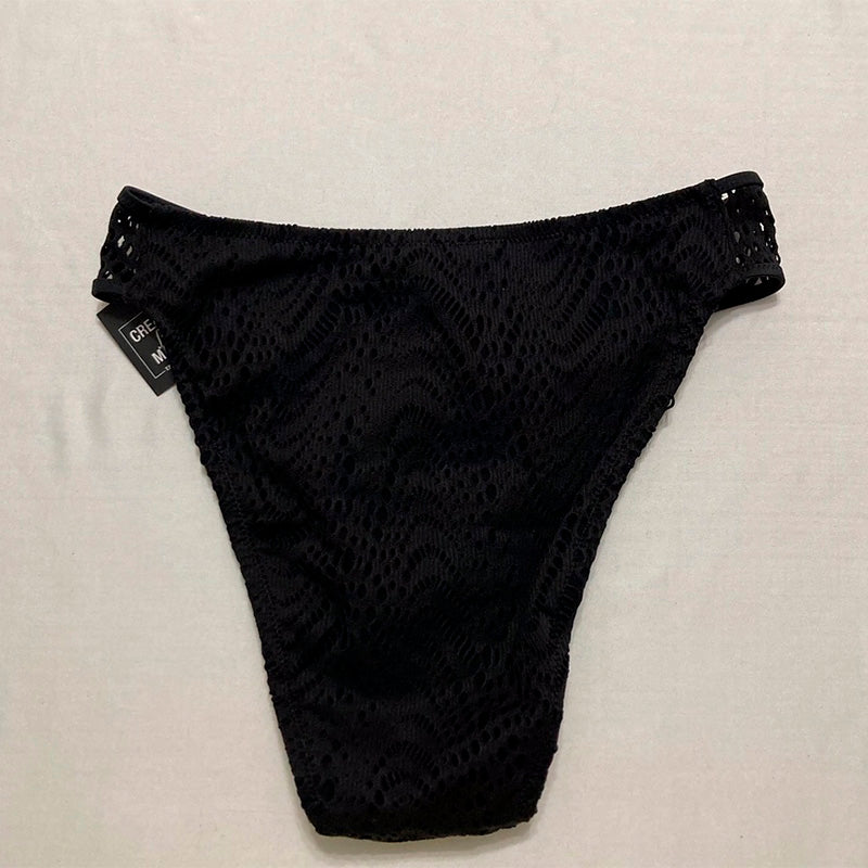 Bar lll Swimwear Crochet Bottom Black S