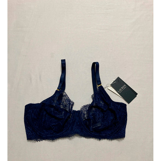 Ralph Lauren Bralette Lace Navy 34D