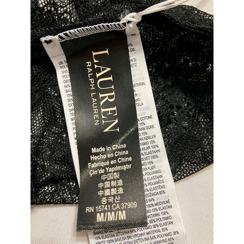 Ralph Lauren Lace Panties Black M