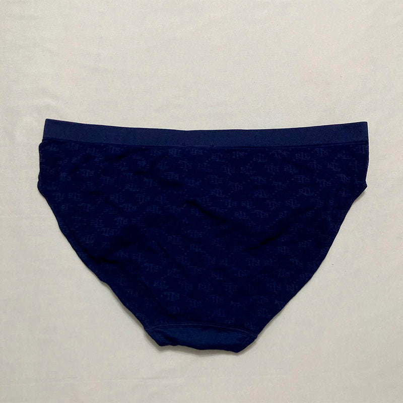 Ralph Lauren Panties Monogram Bikini Mesh Navy L