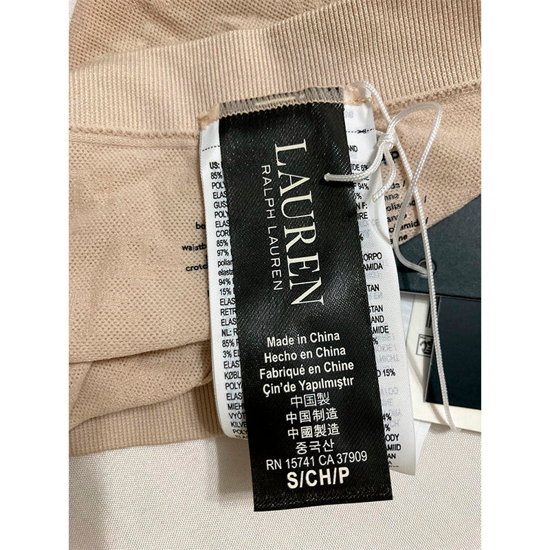 Ralph Lauren Panties Monogram Mesh Light Truffle S