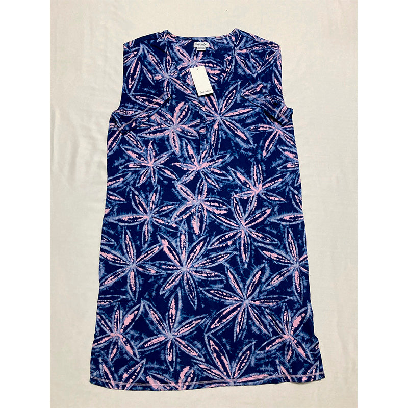 Splendid Knit Sleep Shirt XS, Bundle Dye Petals