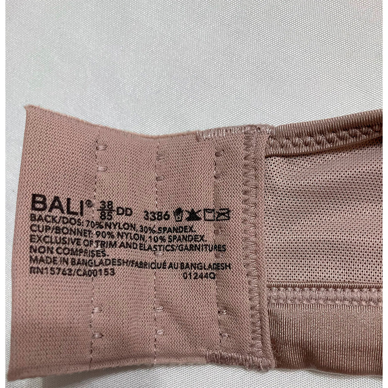 Bali One Smooth U Lace Underwire Full-Coverage Convertible 38DD