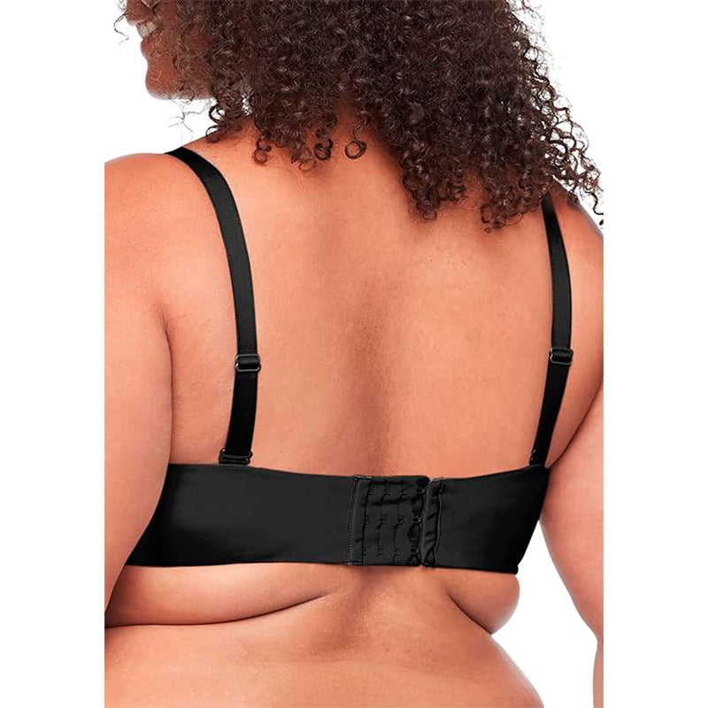 Warner's Easy Size Lightly Lined Wireless Strapless Bra Black M