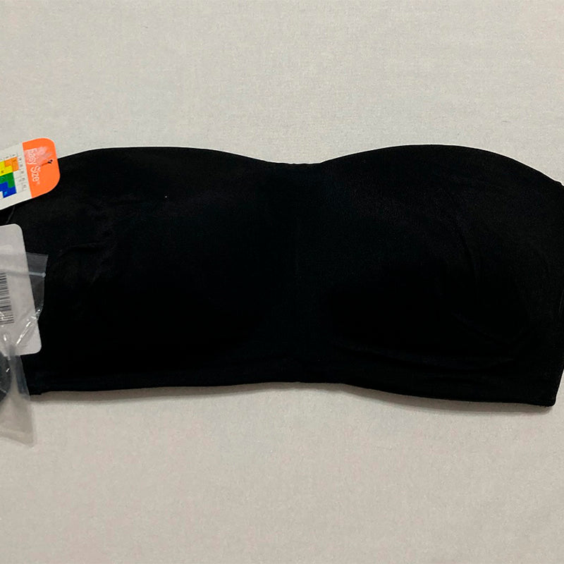 Warner's Easy Size Lightly Lined Wireless Strapless Bra Black M