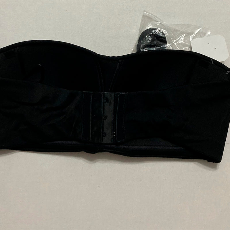 Warner's Easy Size Lightly Lined Wireless Strapless Bra Black M